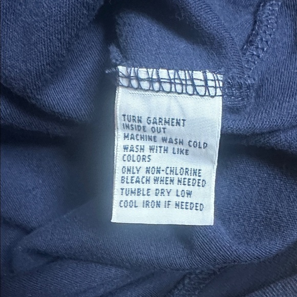 Polo Golf Ralph Lauren ¼-Zip Mock Neck Pullover – Navy Cotton, Big Pony Logo - Picture 4 of 4